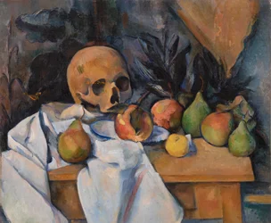 Stillleben mit Schädel, 1896-98